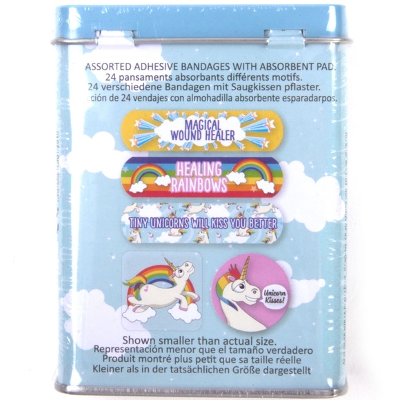 Deluxe Unicorn "Magical Wound Healer" Bandaids - Picture 3 of 3